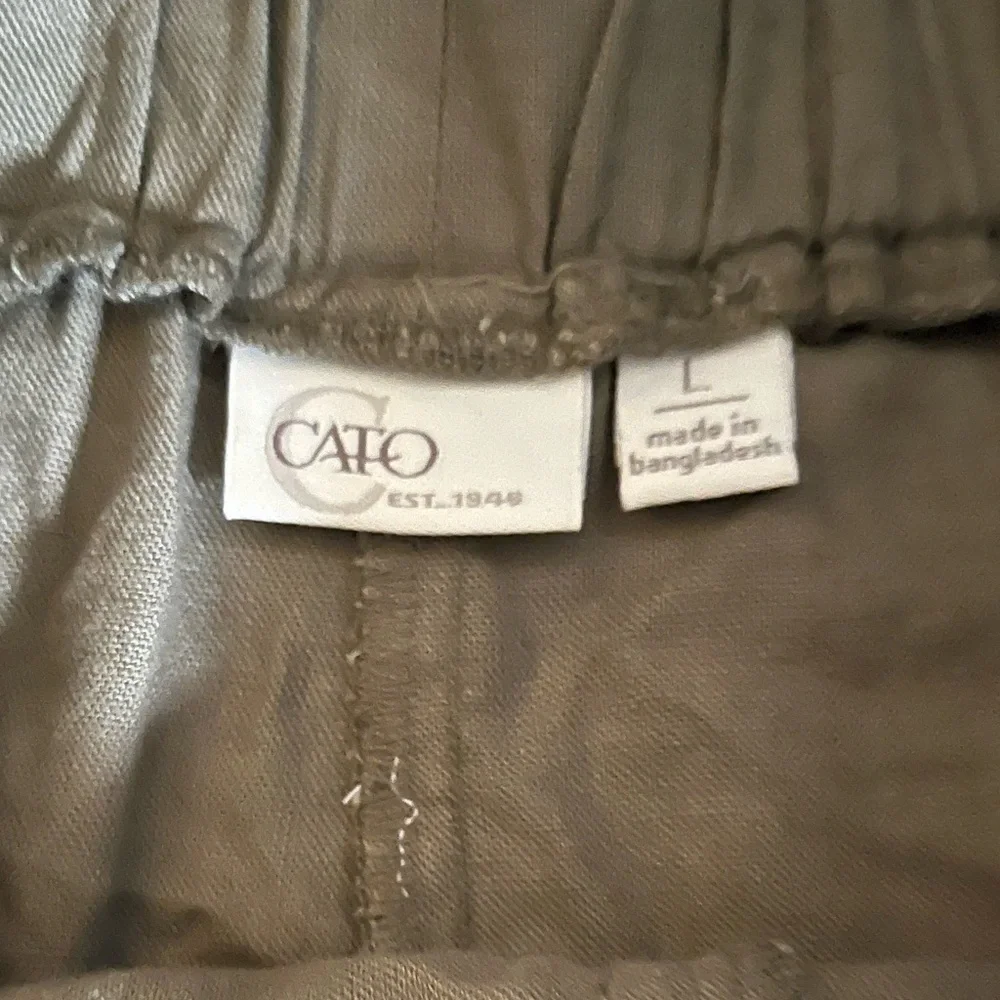 Cato Green Tie Waist Shorts Relaxed Fit Lightweight - Picture 3 of 4